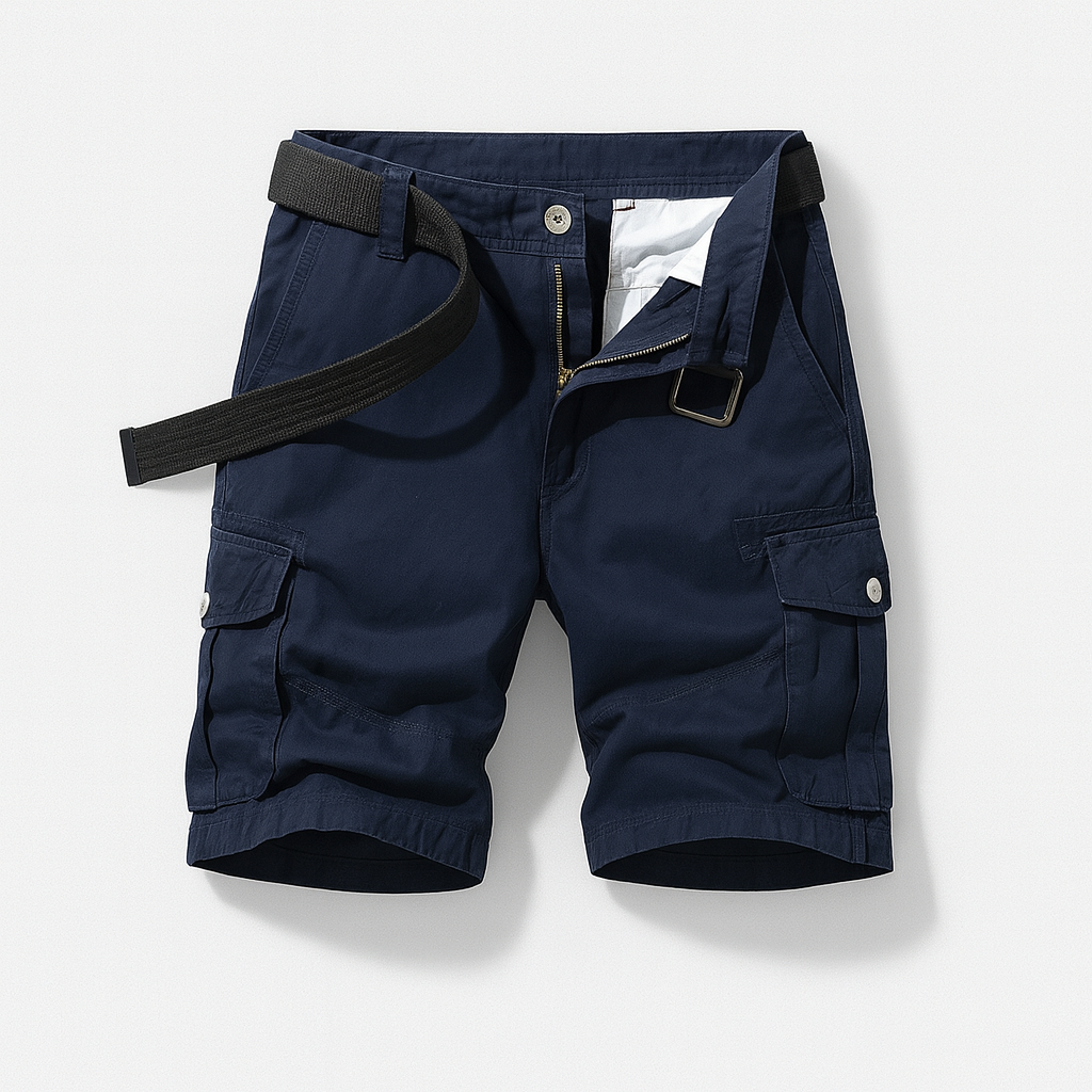 Rico | Herren Cargo Shorts mit Gürtel