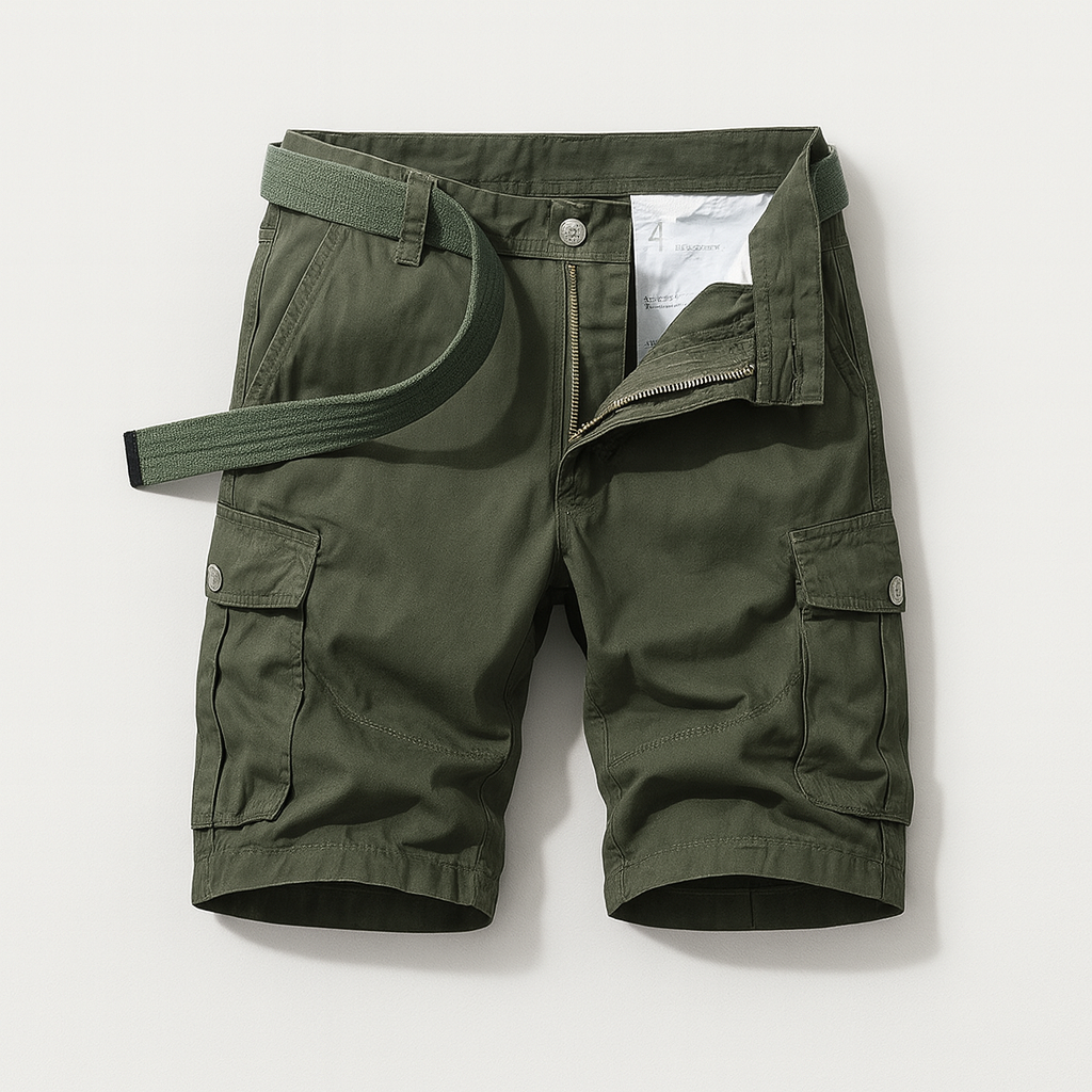 Rico | Herren Cargo Shorts mit Gürtel