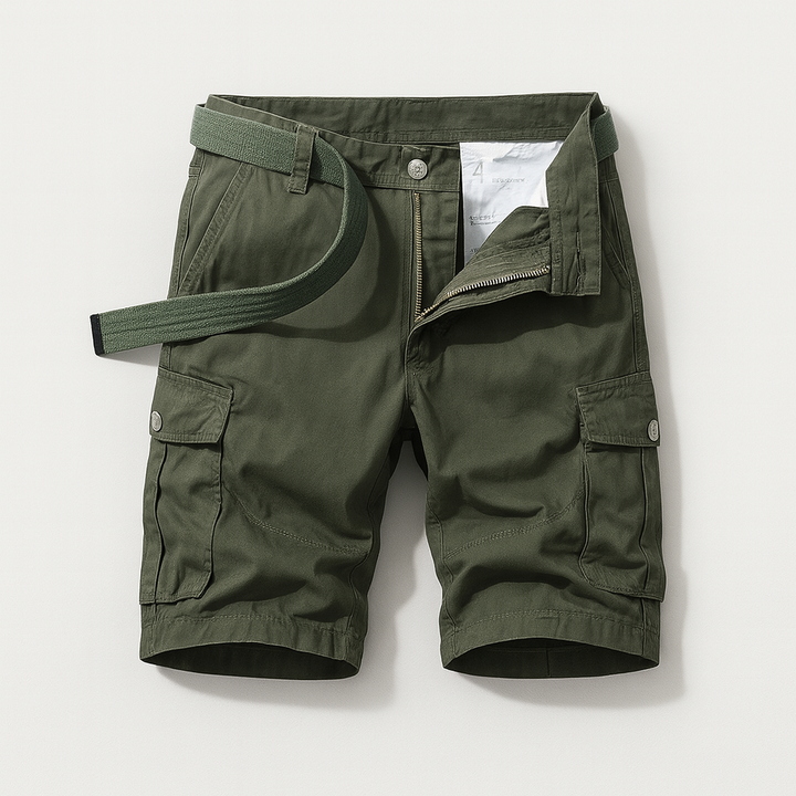 Rico | Herren Cargo Shorts mit Gürtel