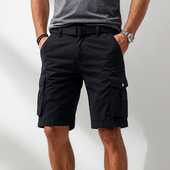 Rico | Herren Cargo Shorts mit Gürtel