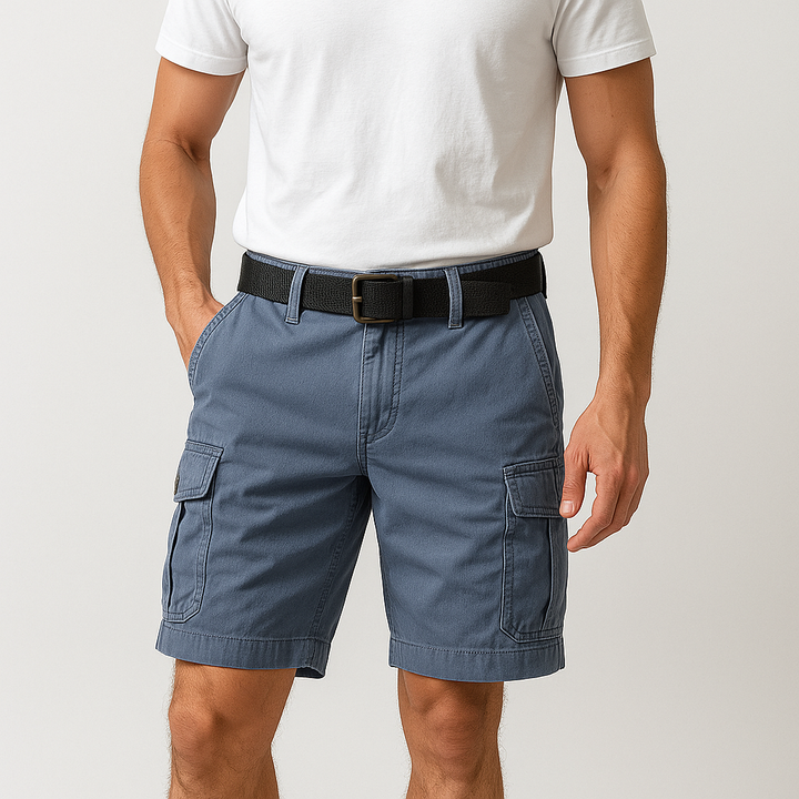Rico | Herren Cargo Shorts mit Gürtel