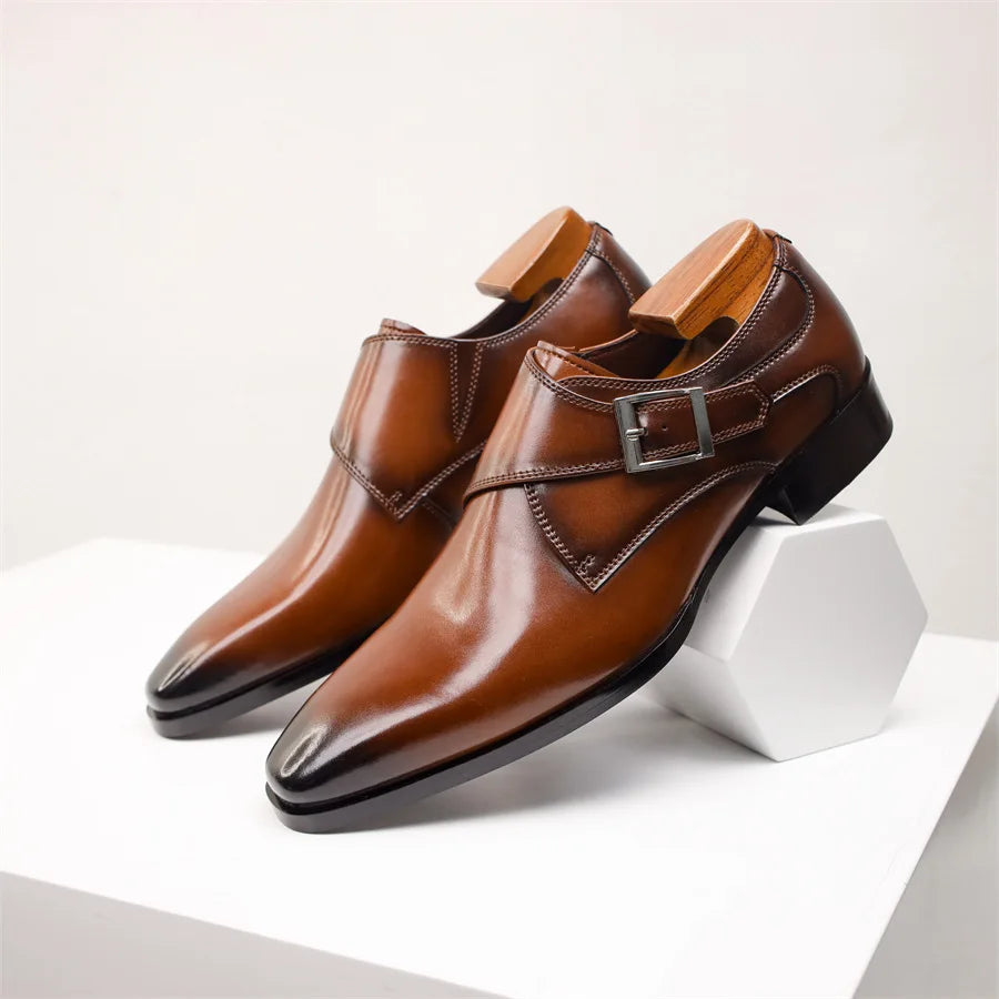 Leandro | Men's Monk Loafer with Buckle