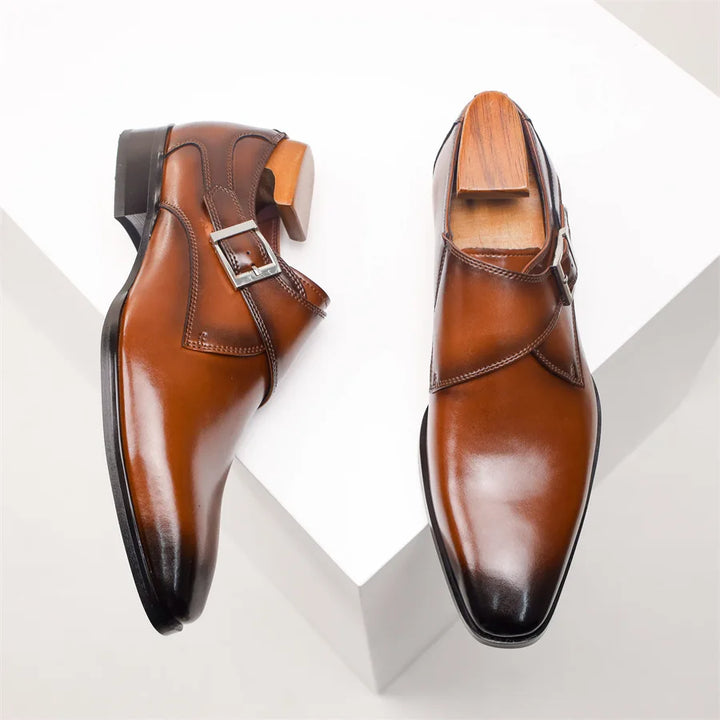 Leandro | Men's Monk Loafer with Buckle