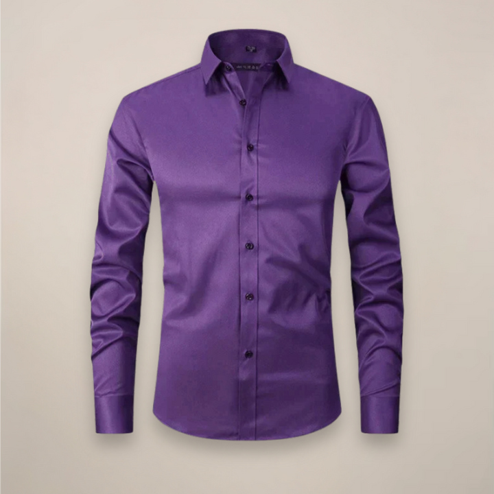 Adrian | Herren Langarmhemd im Vintage-Stil