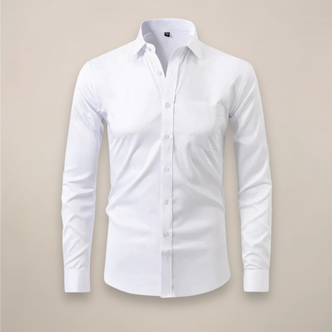 Adrian | Herren Langarmhemd im Vintage-Stil
