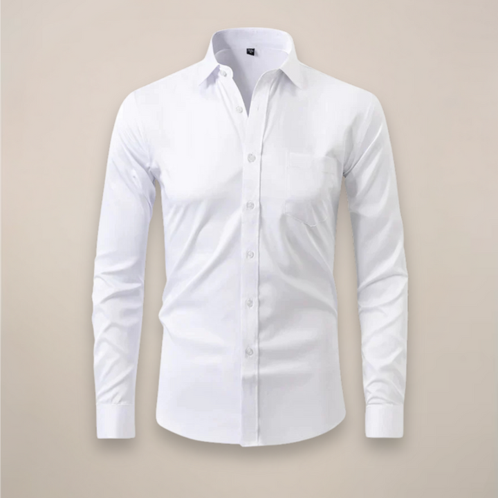 Adrian | Herren Langarmhemd im Vintage-Stil