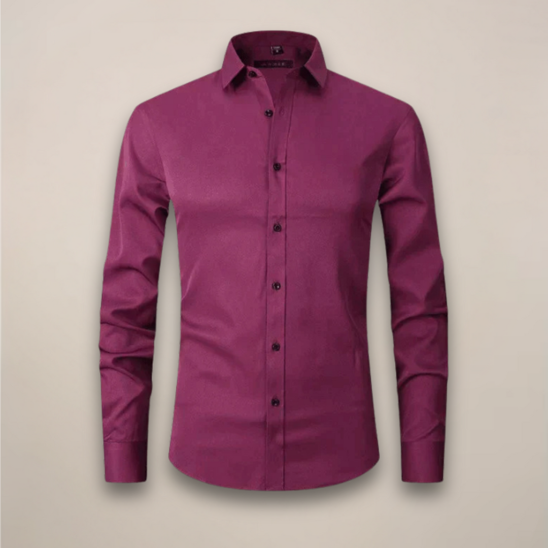 Adrian | Herren Langarmhemd im Vintage-Stil