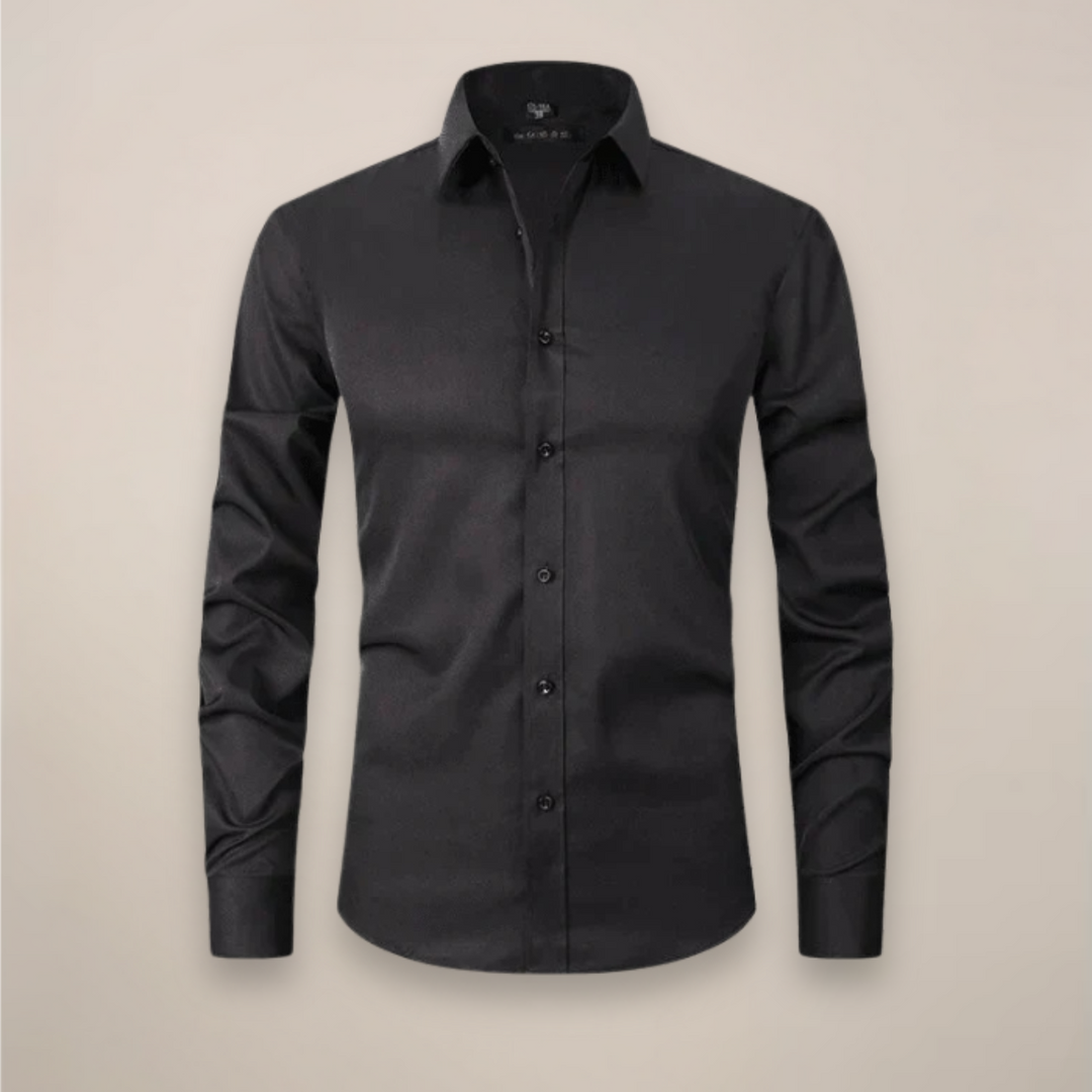 Adrian | Herren Langarmhemd im Vintage-Stil