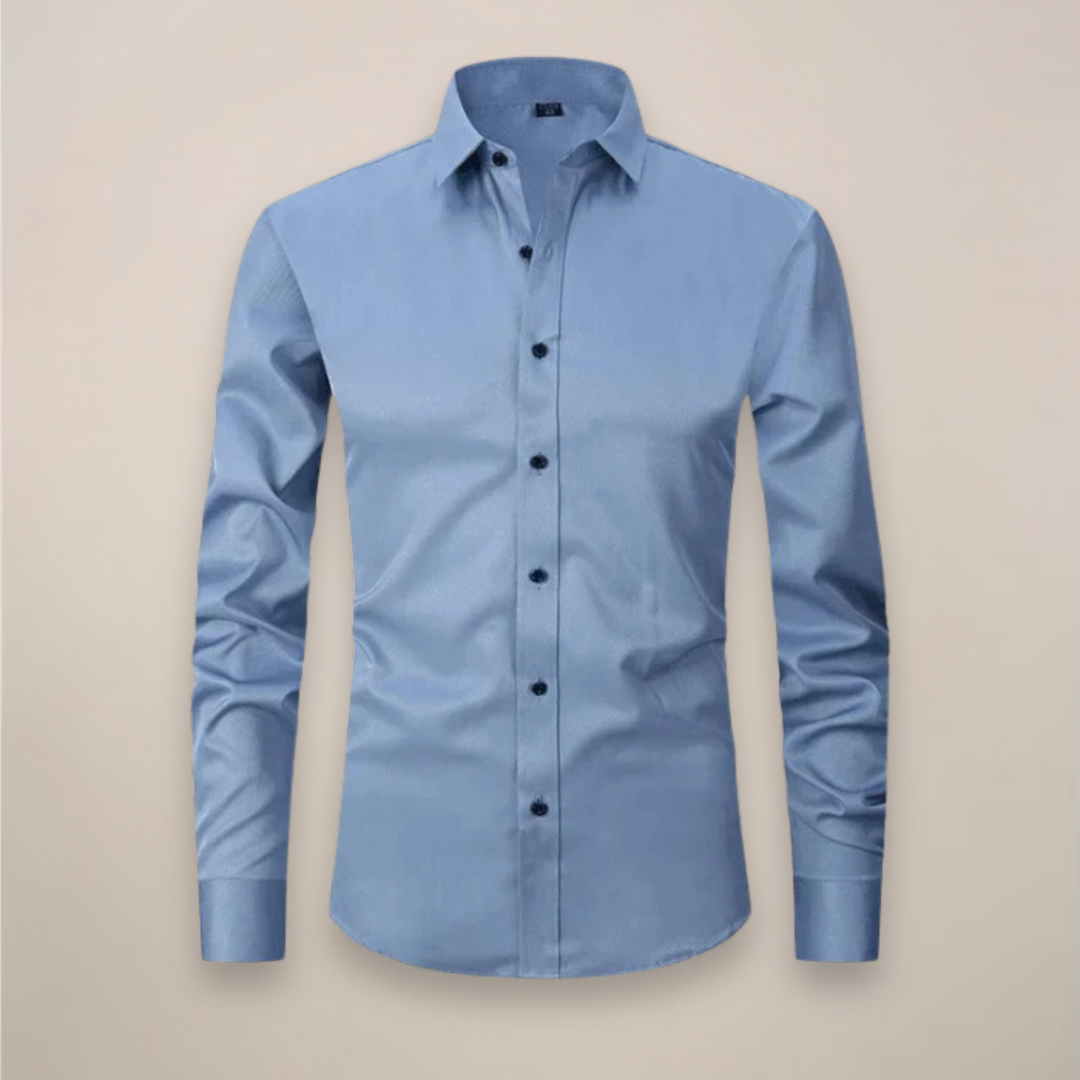 Adrian | Herren Langarmhemd im Vintage-Stil