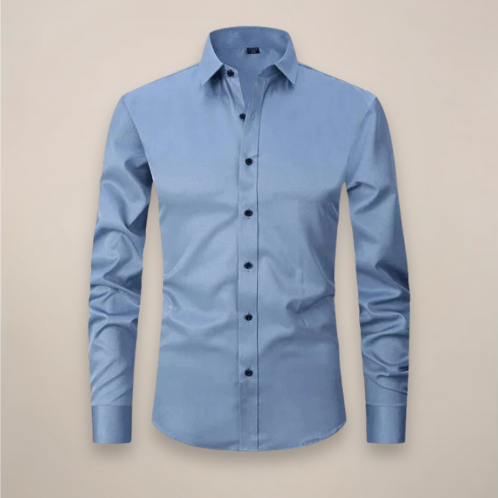 Adrian | Herren Langarmhemd im Vintage-Stil