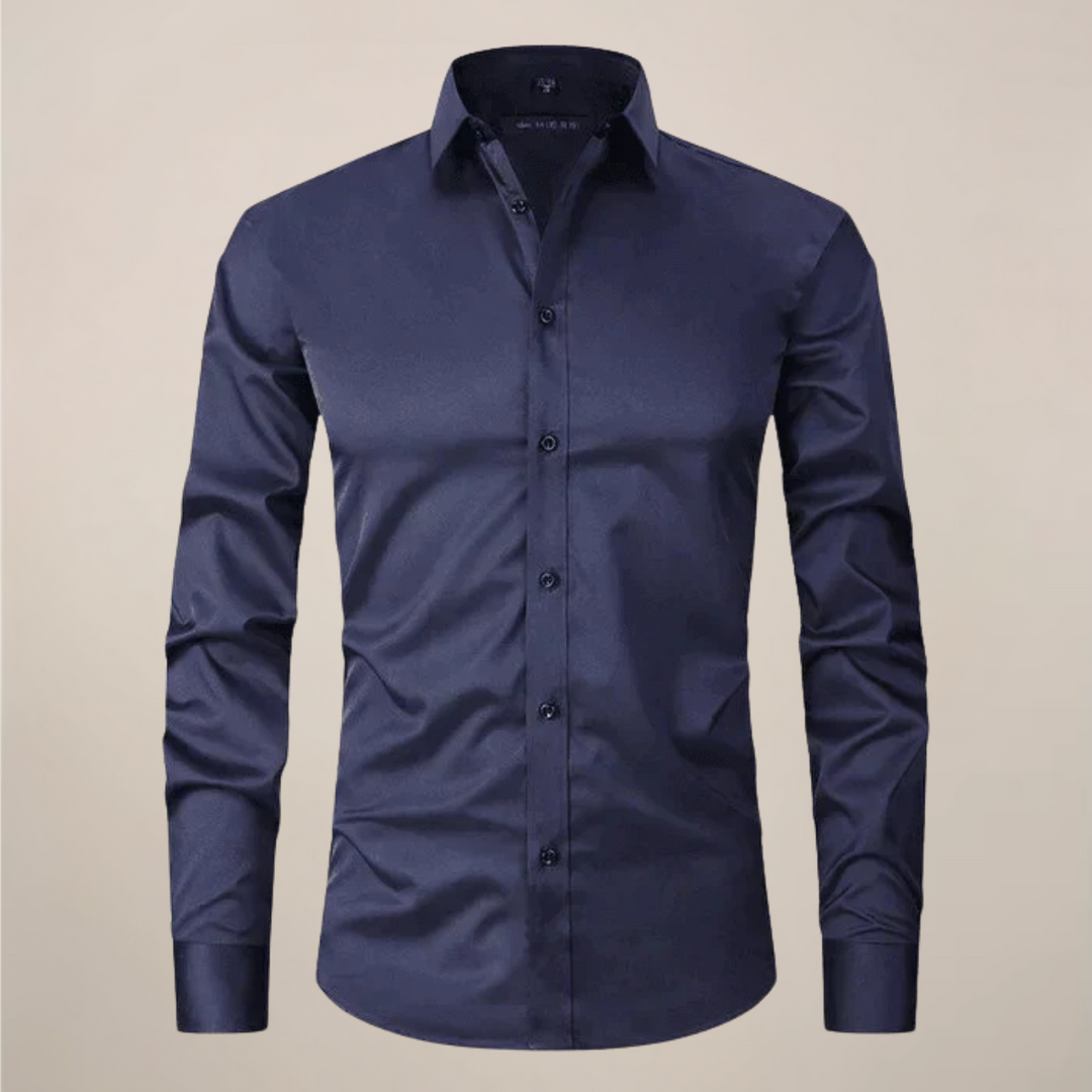 Adrian | Herren Langarmhemd im Vintage-Stil