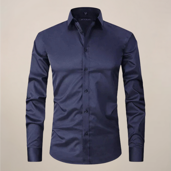 Adrian | Herren Langarmhemd im Vintage-Stil