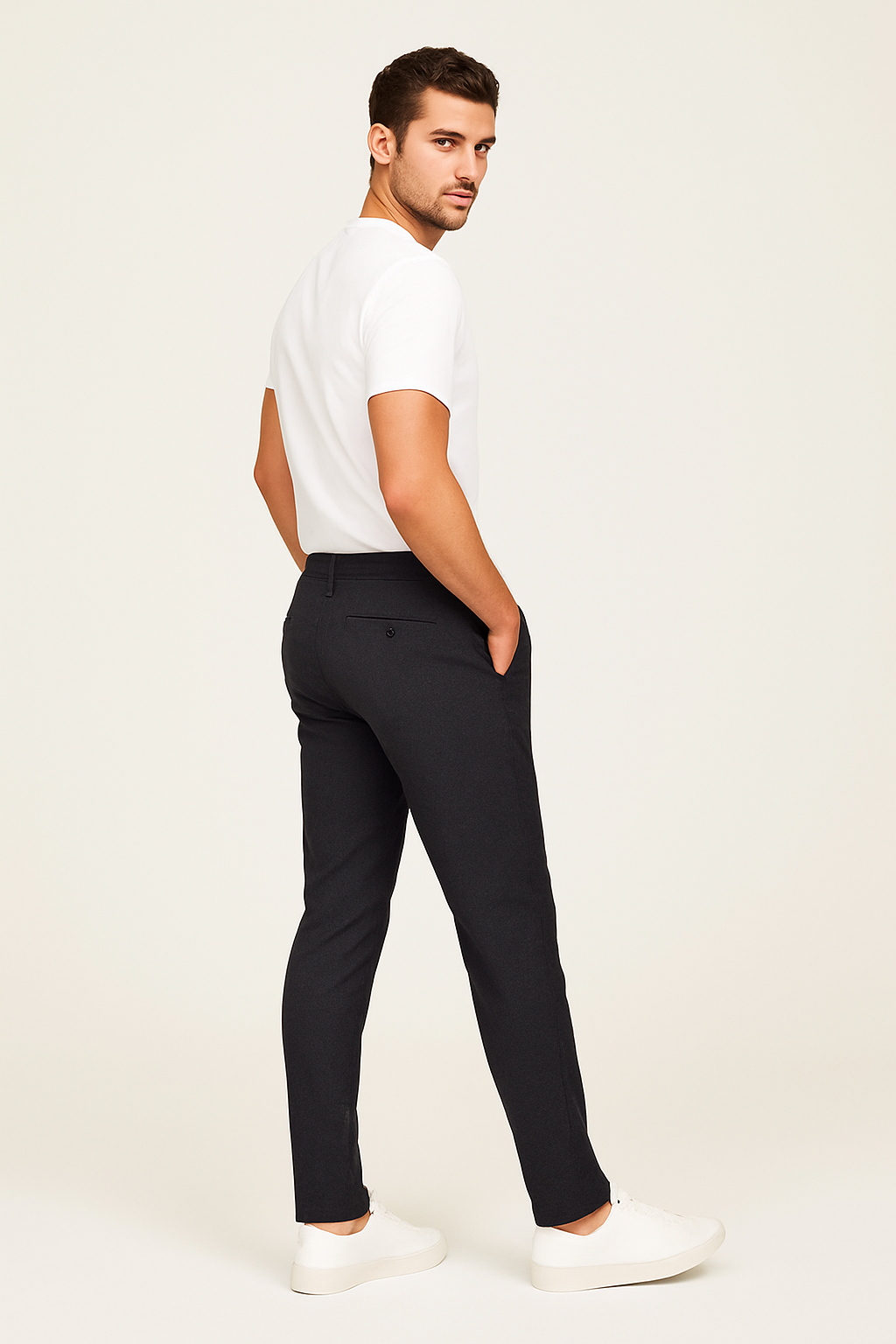Leonard | Herren Stoffhose Slim Fit