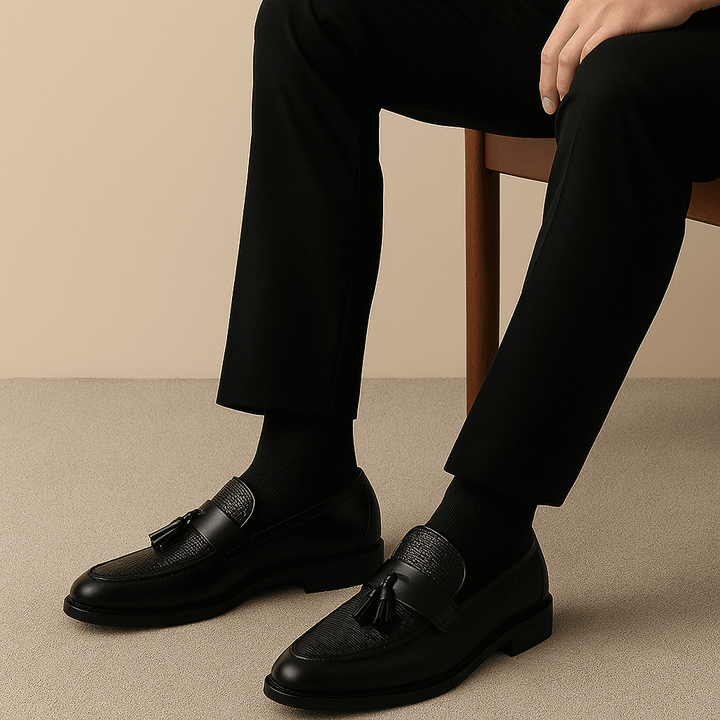 Simon | Herren Slipper mit Quasten