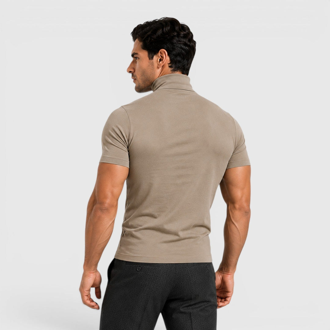 Julian | Men's Mock-Neck T-Shirt