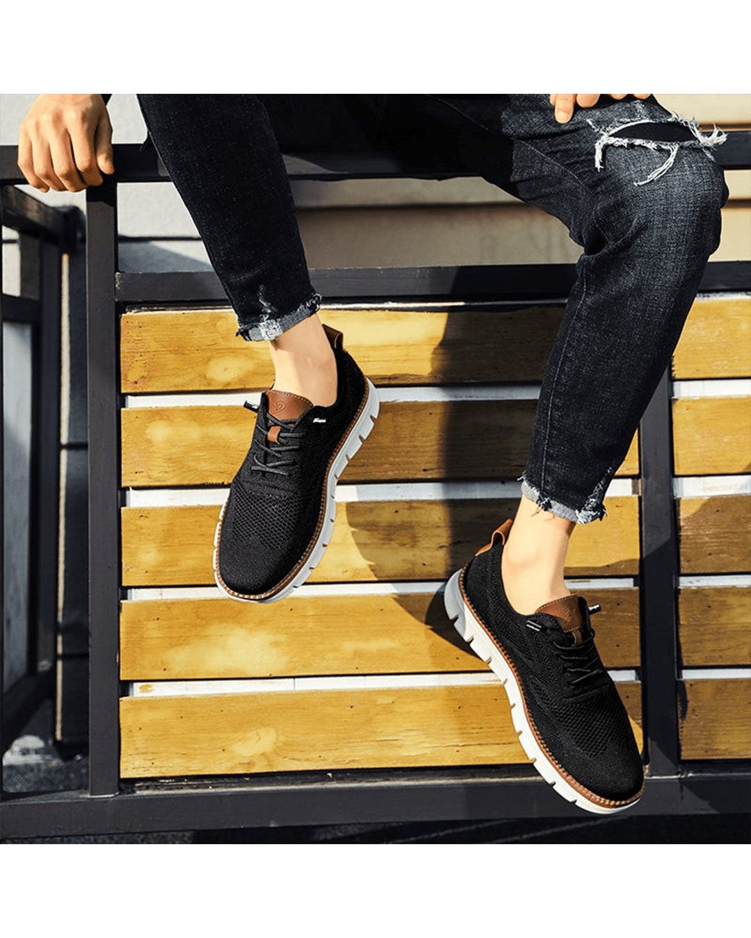Henrik | Herren Sneaker mit Strukturoberfläche