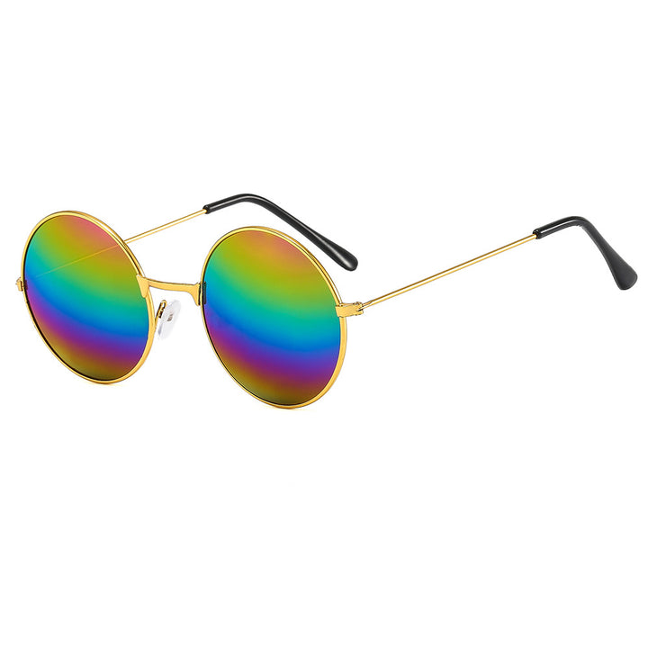 Damen Fashion-Sonnenbrille | Klassische Runde Silhouette und Auffällige Gläser | Stilvolles Statement-Accessoire