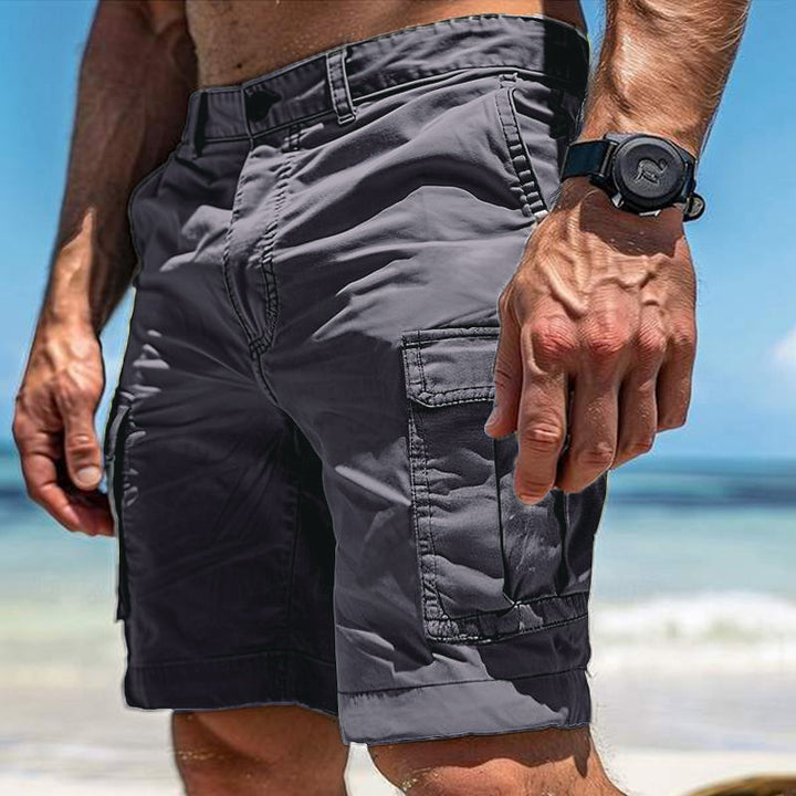 Herren Cargo-Shorts | Praktische Utility-Taschen und Lockere Passform | Perfekt für Sommer und Freizeit