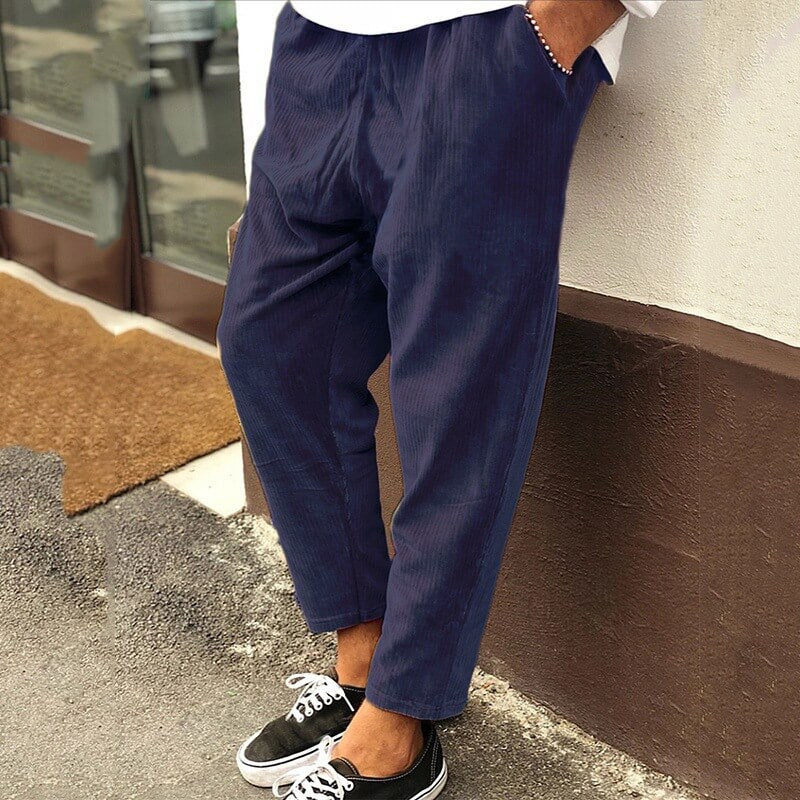 Samuel | Lockere Cordhose mit Bund