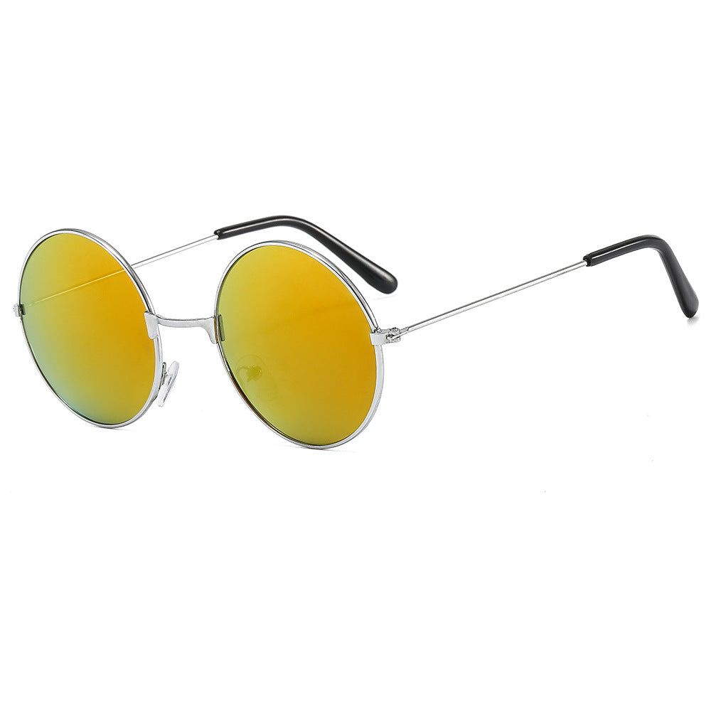 Damen Fashion-Sonnenbrille | Klassische Runde Silhouette und Auffällige Gläser | Stilvolles Statement-Accessoire