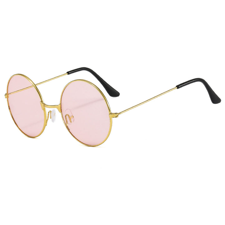 Damen Fashion-Sonnenbrille | Klassische Runde Silhouette und Auffällige Gläser | Stilvolles Statement-Accessoire
