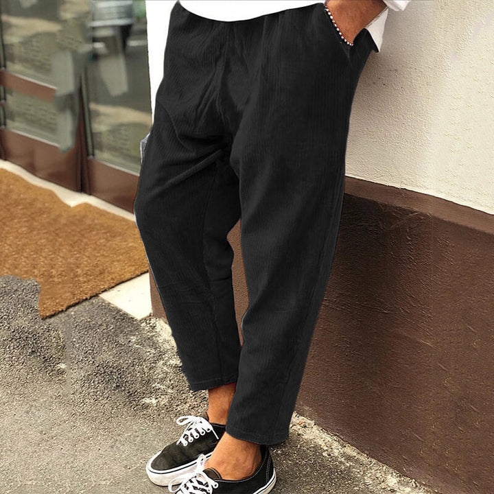 Samuel | Lockere Cordhose mit Bund