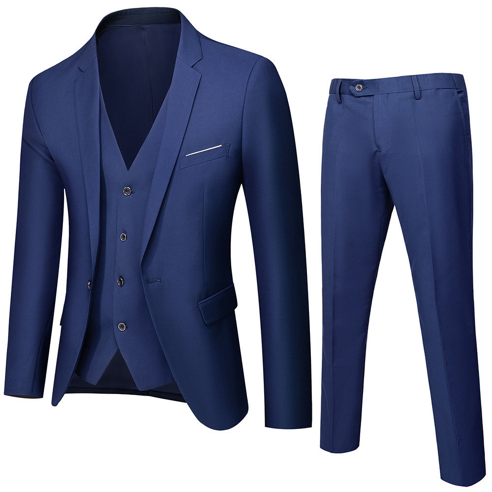 Herren Anzug-Set | Dreiteiliges Design und Gepflegte Silhouette | Stilvoll für Besondere Anlässe