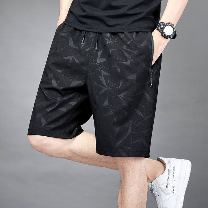 Herren Freizeitshorts | Dezentes Muster und Lockere Passform | Komfortabler Sommerstil