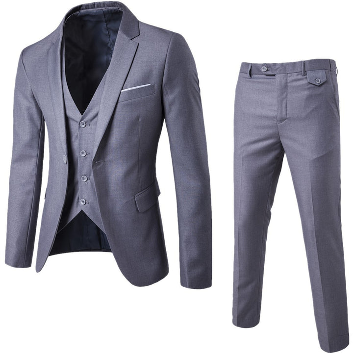 Herren Anzug-Set | Dreiteiliges Design und Gepflegte Silhouette | Stilvoll für Besondere Anlässe