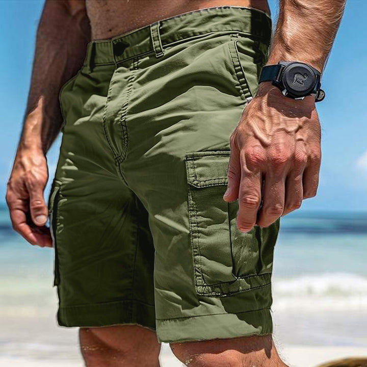 Herren Cargo-Shorts | Praktische Utility-Taschen und Lockere Passform | Perfekt für Sommer und Freizeit