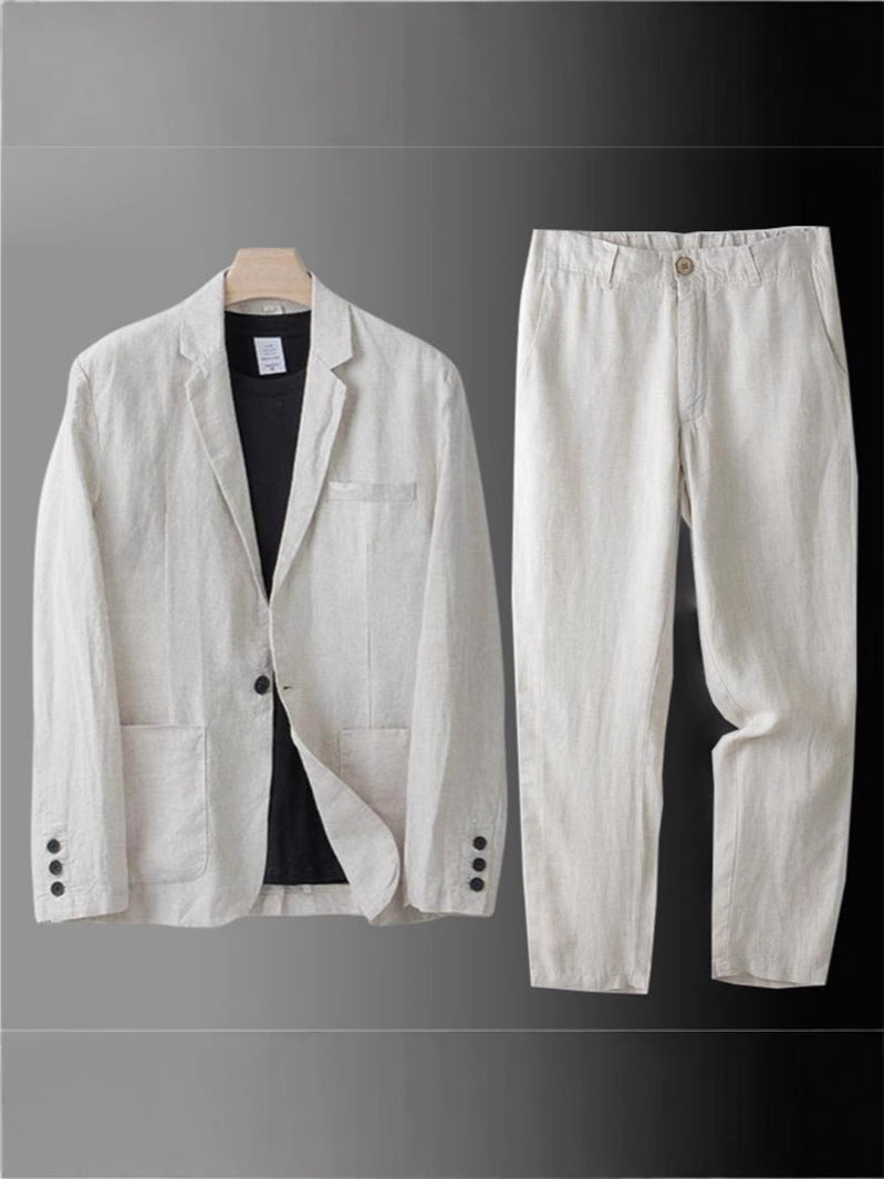 Herren Anzug-Set | Abgestimmtes Sakko und Passende Hose | Moderner Eleganter Stil