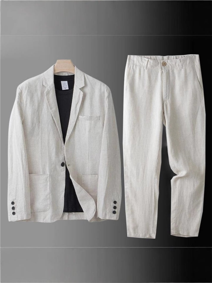 Herren Anzug-Set | Abgestimmtes Sakko und Passende Hose | Moderner Eleganter Stil