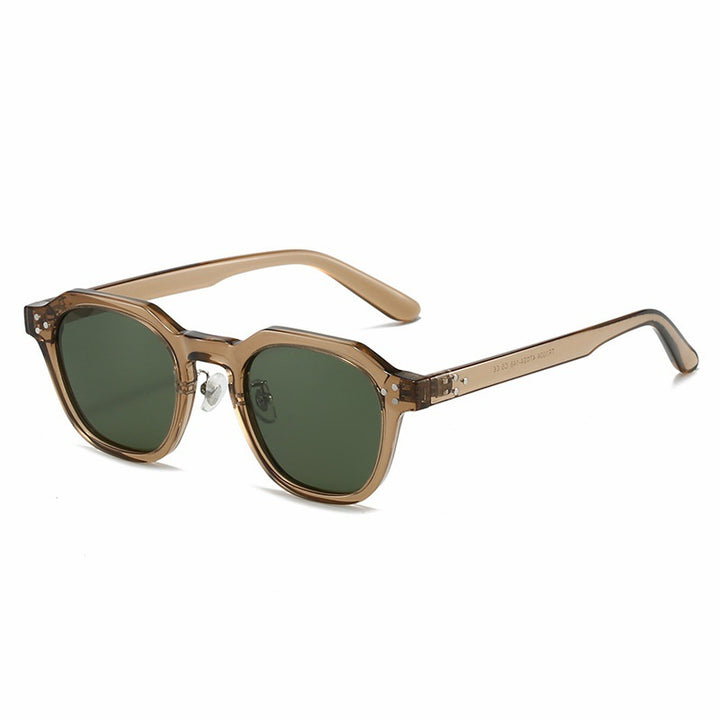 Herren Sonnenbrille | Runde Form und Retro-inspiriertes Design | Zeitloser Freizeitstil