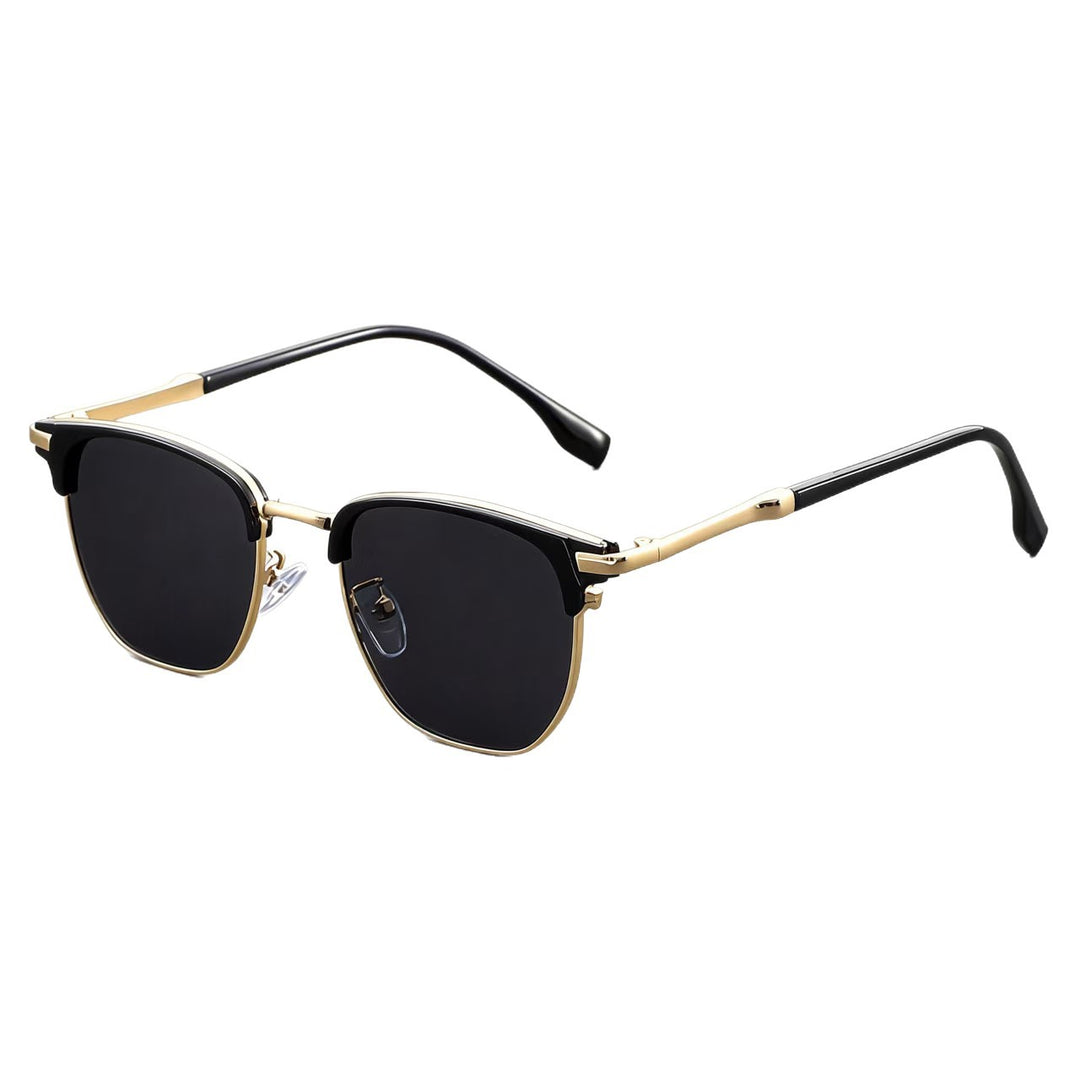 Herren Sonnenbrille | Browline-inspiriertes Design und Getönte Gläser | Zeitlos Eleganter Stil