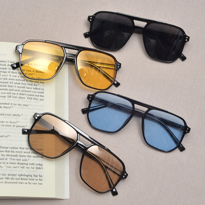 Damen Sonnenbrille | Eckige Form und Getönte Gläser | Stilvolles Accessoire für Jeden Tag