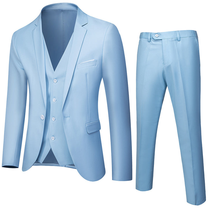 Herren Anzug-Set | Dreiteiliges Design und Gepflegte Silhouette | Stilvoll für Besondere Anlässe
