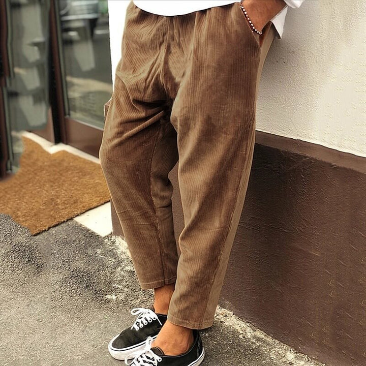 Samuel | Lockere Cordhose mit Bund