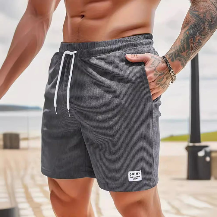 Herren Freizeitshorts | Kordelzugbund und Lockere Passform | Komfortabler Sommerstil