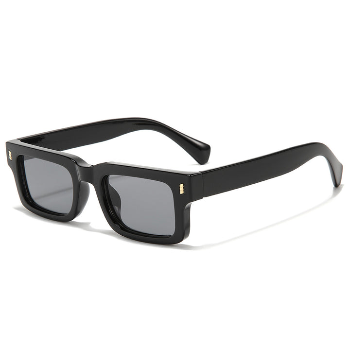 SwissFellas Herren Sonnenbrille Retro, eckiger Rahmen