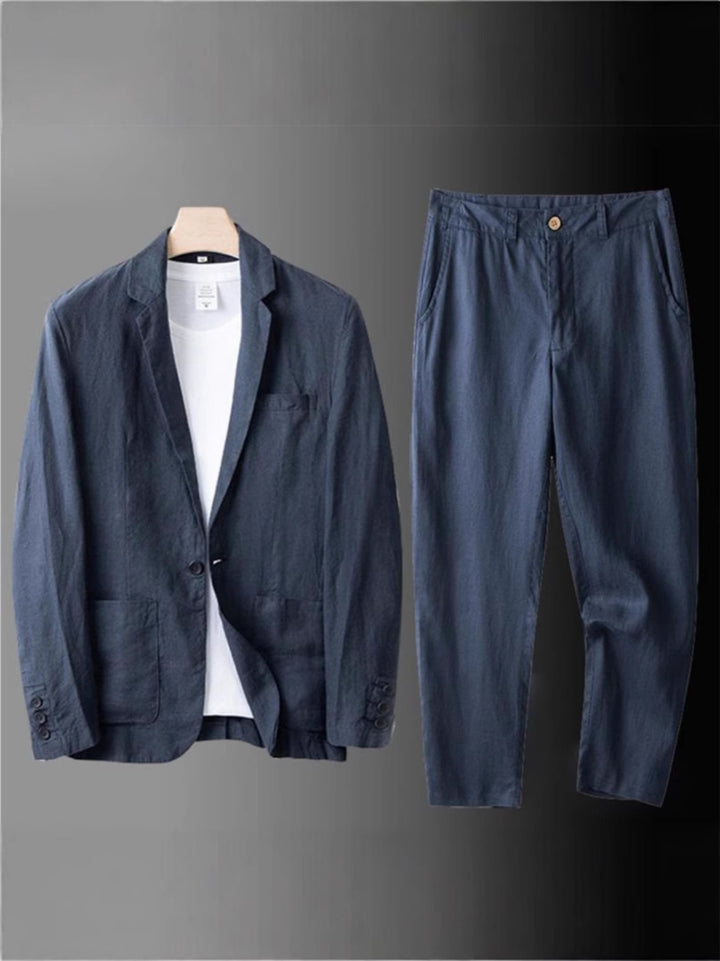 Herren Anzug-Set | Abgestimmtes Sakko und Passende Hose | Moderner Eleganter Stil