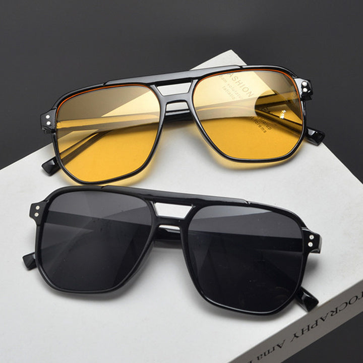 Damen Sonnenbrille | Eckige Form und Getönte Gläser | Stilvolles Accessoire für Jeden Tag