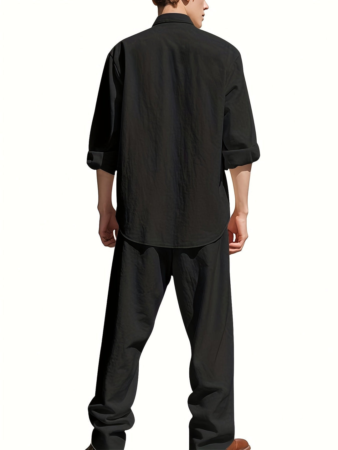 Damian | Herren Leinen Set mit Hemd und Hose