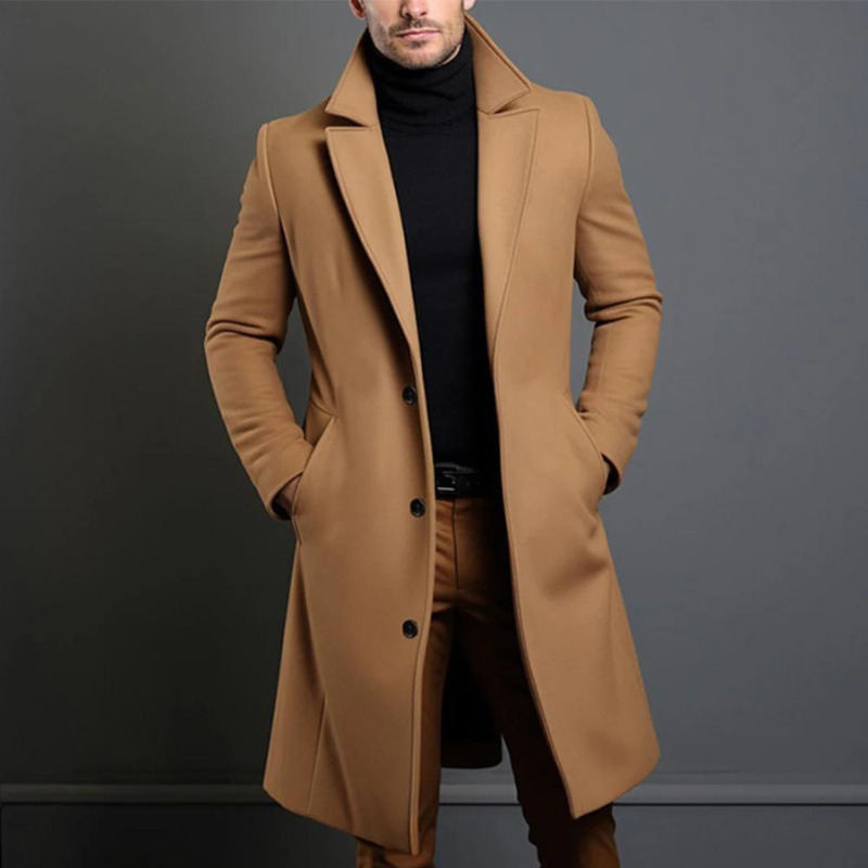 Matthias | Herren Wintermantel mit klassischem Revers