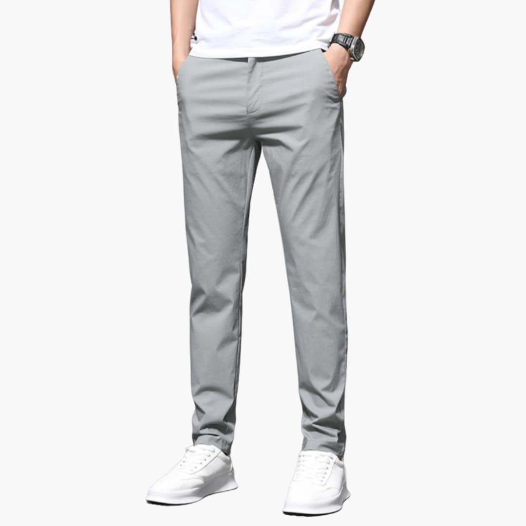 SwissFellas Herren Chinohose mit schmal zulaufendem Bein, schmale Passform