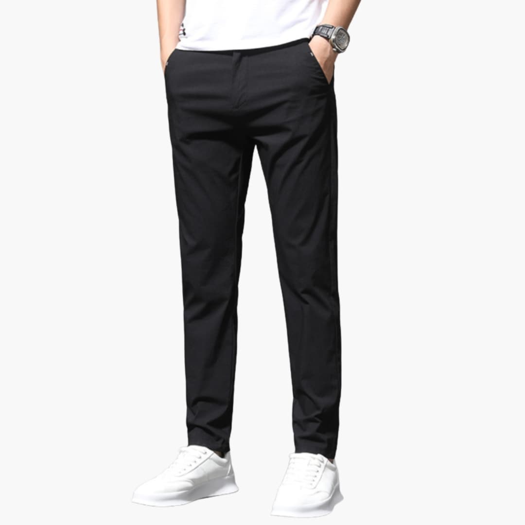SwissFellas Herren Chinohose mit schmal zulaufendem Bein, schmale Passform