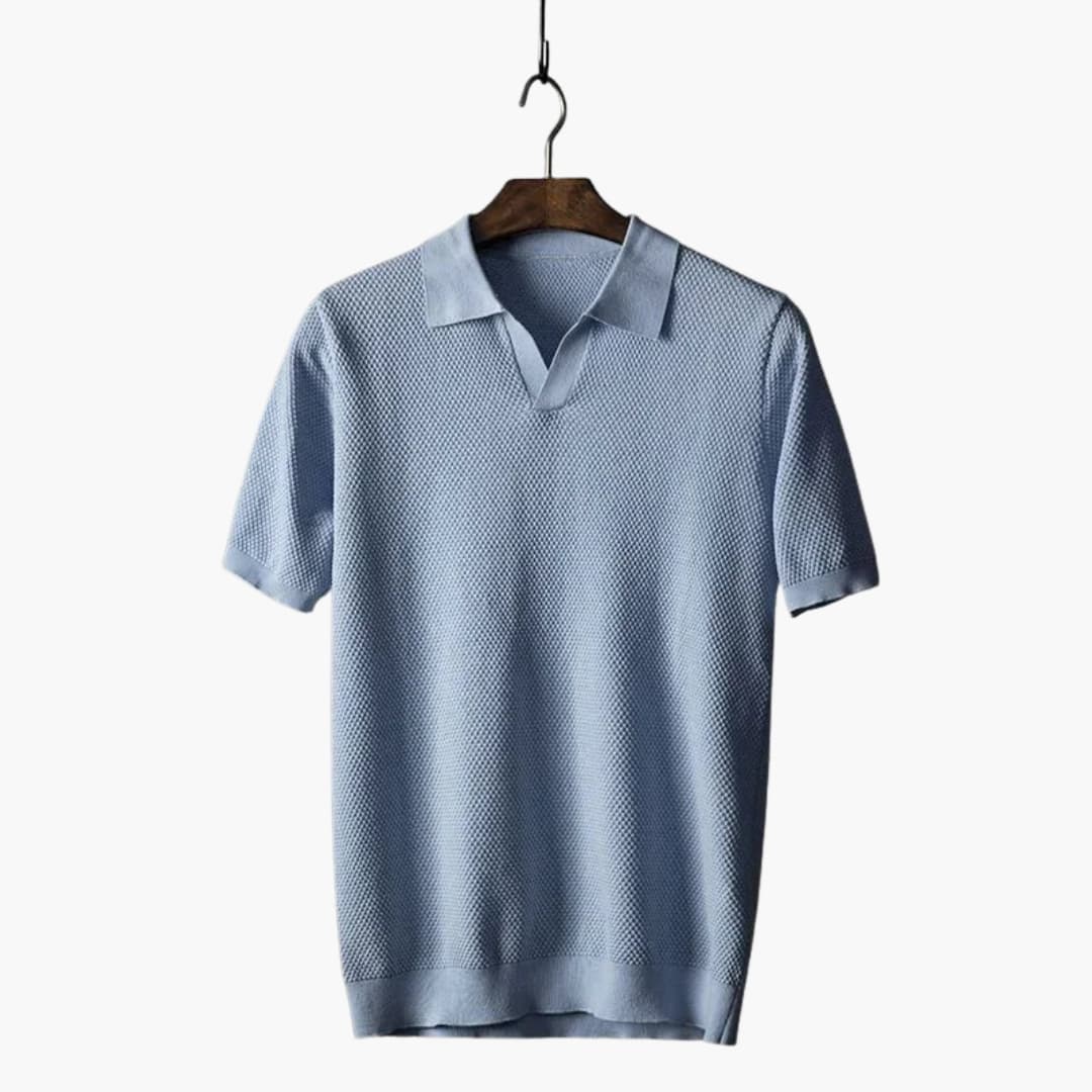 SwissFellas Herren Poloshirt mit Kurzarm und Polokragen, reguläre Passform