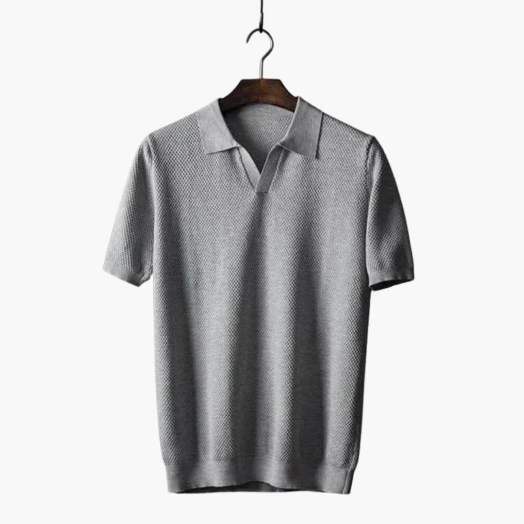 SwissFellas Herren Poloshirt mit Kurzarm und Polokragen, reguläre Passform