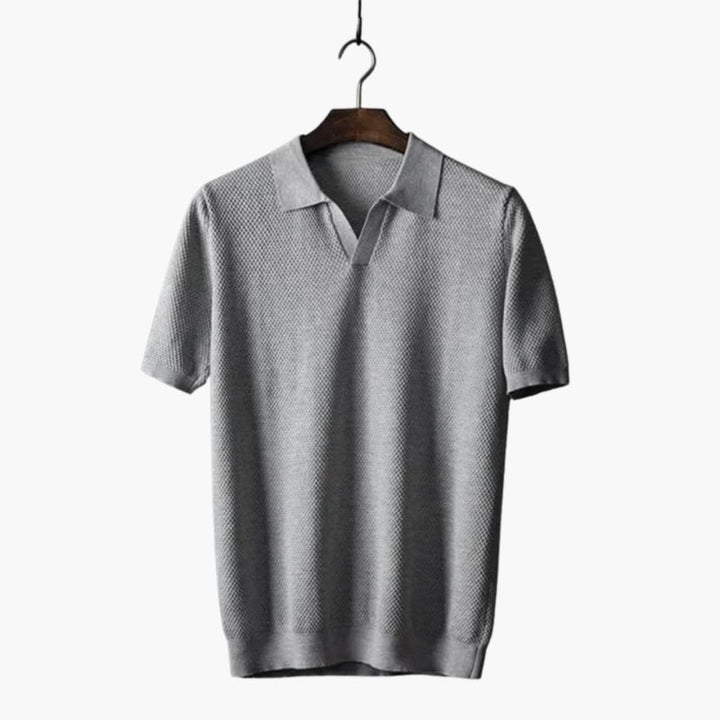 SwissFellas Herren Poloshirt mit Kurzarm und Polokragen, reguläre Passform