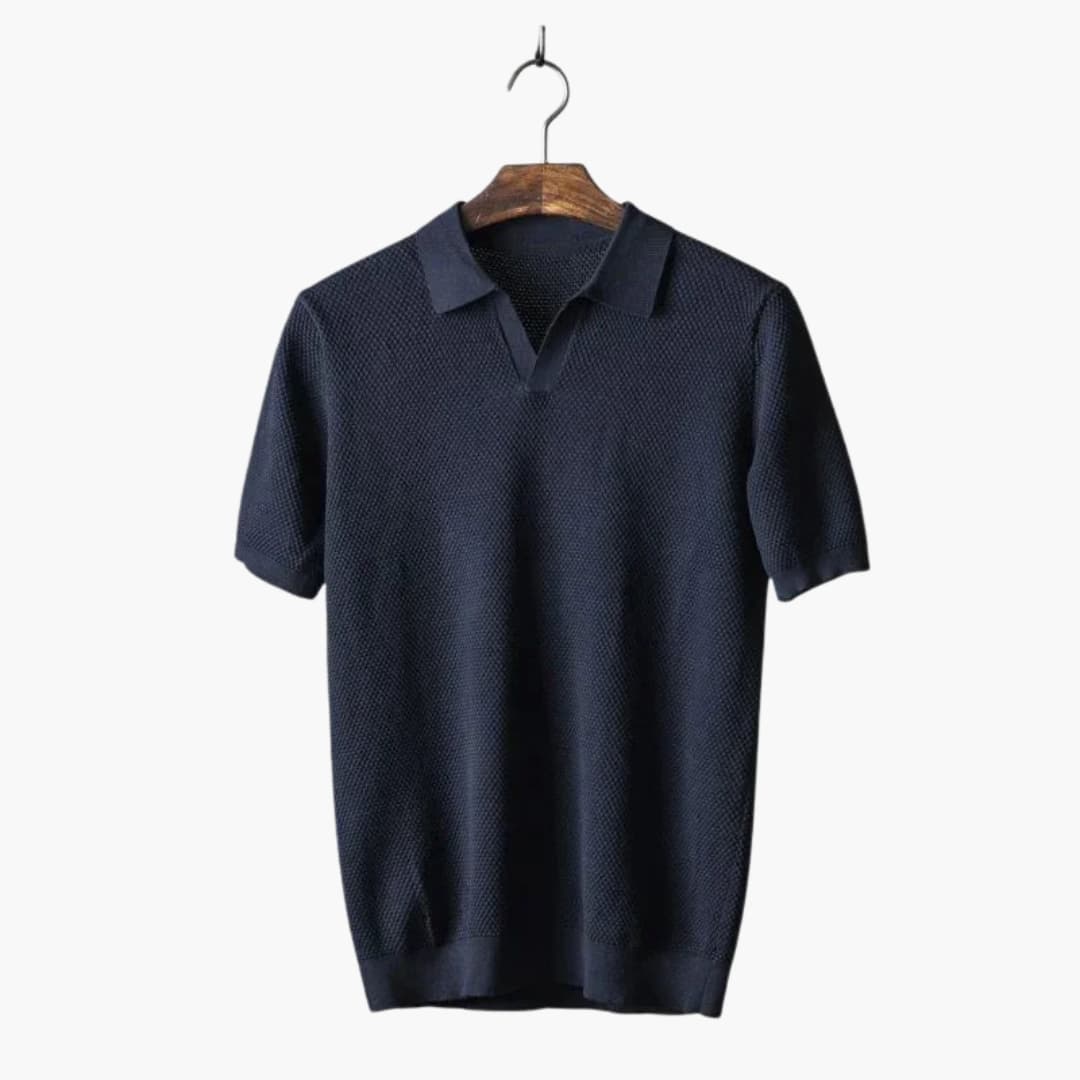 SwissFellas Herren Poloshirt mit Kurzarm und Polokragen, reguläre Passform