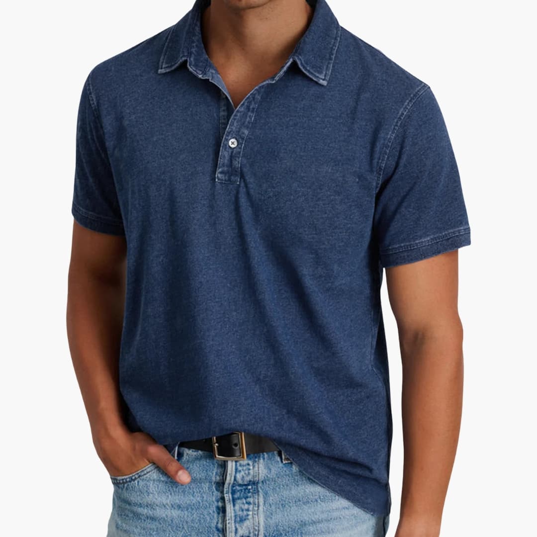 SwissFellas Herren Poloshirt mit Polokragen, Kurzarm, reguläre Passform